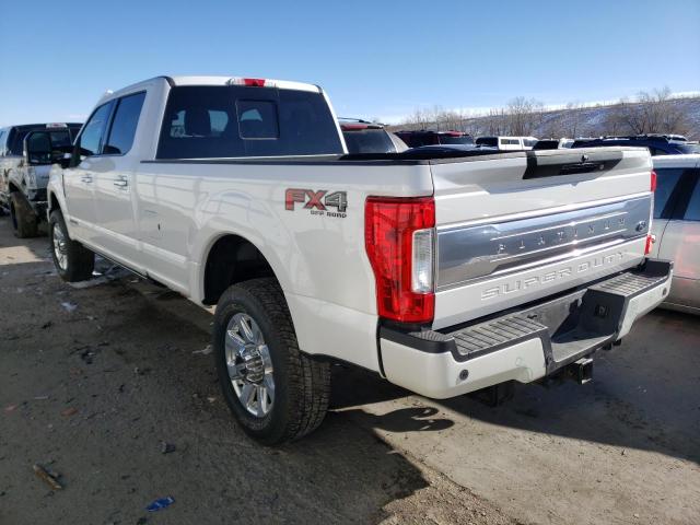 1FT7W2BTXKEG67986 - 2019 FORD F250 SUPER DUTY WHITE photo 2