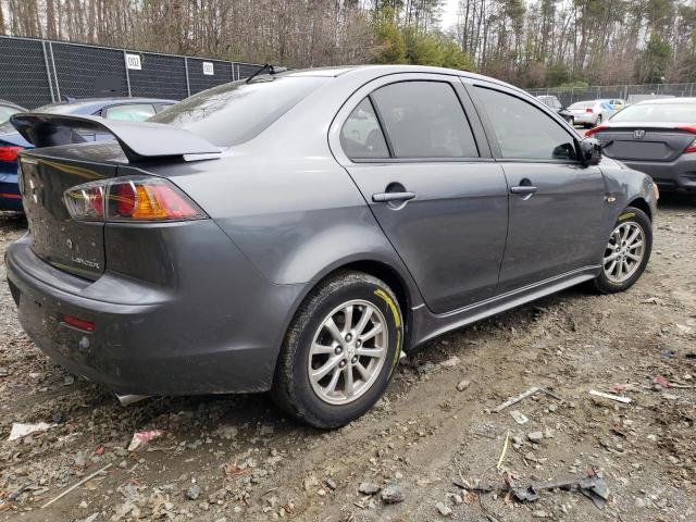 JA32U2FU7AU004901 - 2010 MITSUBISHI LANCER ES/ES SPORT GRAY photo 3