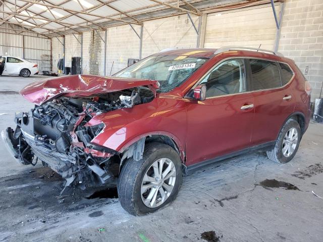 KNMAT2MT4FP545467 - 2015 NISSAN ROGUE S RED photo 1