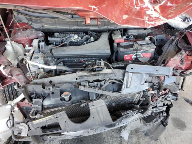KNMAT2MT4FP545467 - 2015 NISSAN ROGUE S RED photo 11