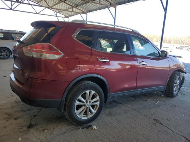 KNMAT2MT4FP545467 - 2015 NISSAN ROGUE S RED photo 3