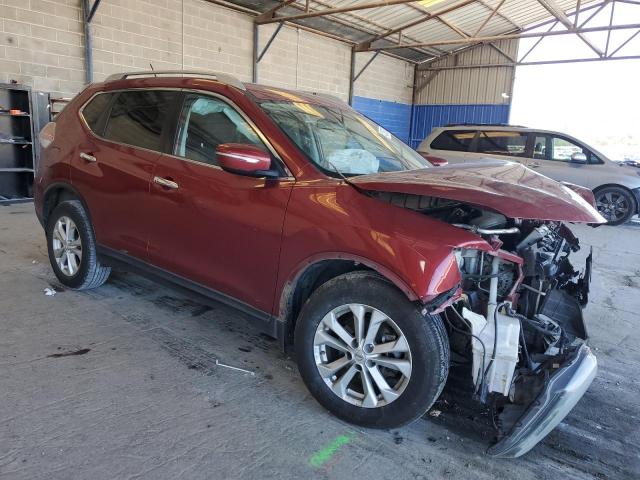 KNMAT2MT4FP545467 - 2015 NISSAN ROGUE S RED photo 4