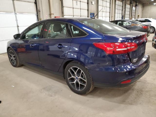 1FADP3H28HL213301 - 2017 FORD FOCUS SEL BLUE photo 2