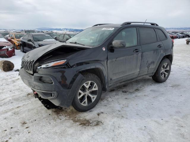 1C4PJMBS3FW730038 - 2015 JEEP CHEROKEE TRAILHAWK BLACK photo 1
