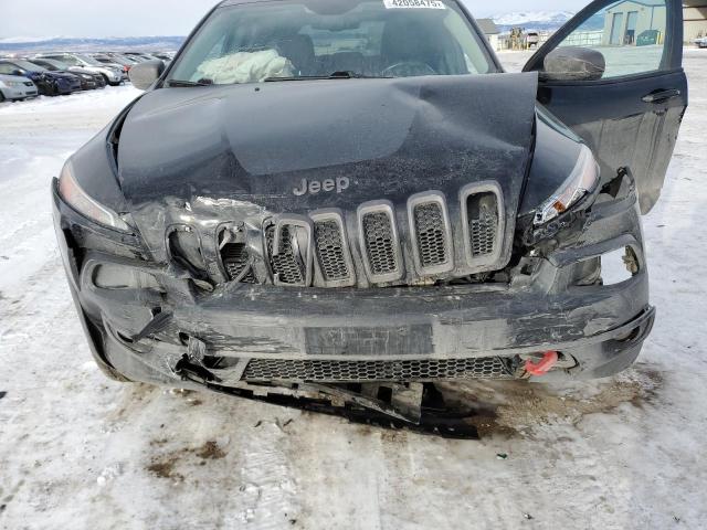 1C4PJMBS3FW730038 - 2015 JEEP CHEROKEE TRAILHAWK BLACK photo 12