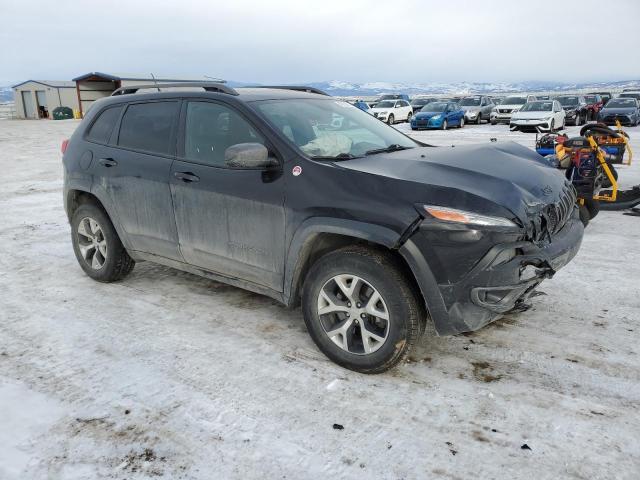 1C4PJMBS3FW730038 - 2015 JEEP CHEROKEE TRAILHAWK BLACK photo 4