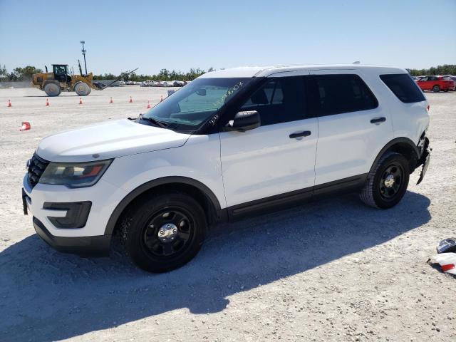 1FM5K8AR3GGB73911 - 2016 FORD EXPLORER POLICE INTERCEPTOR WHITE photo 1