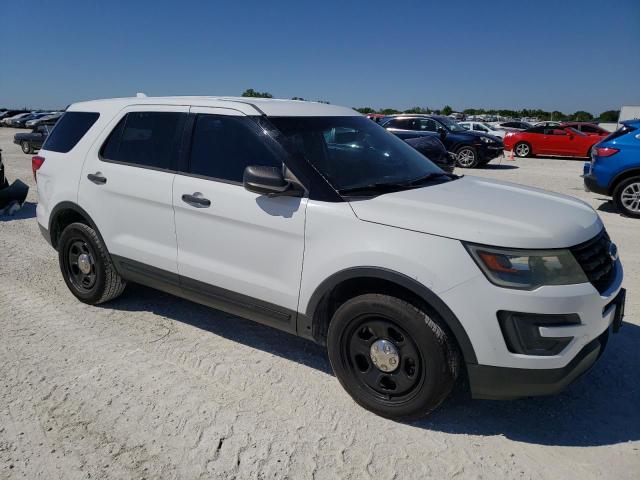 1FM5K8AR3GGB73911 - 2016 FORD EXPLORER POLICE INTERCEPTOR WHITE photo 4