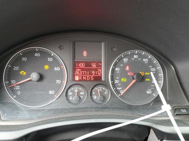 3VWEF71K27M182155 - 2007 VOLKSWAGEN JETTA WOLFSBURG 灰色 照片 9