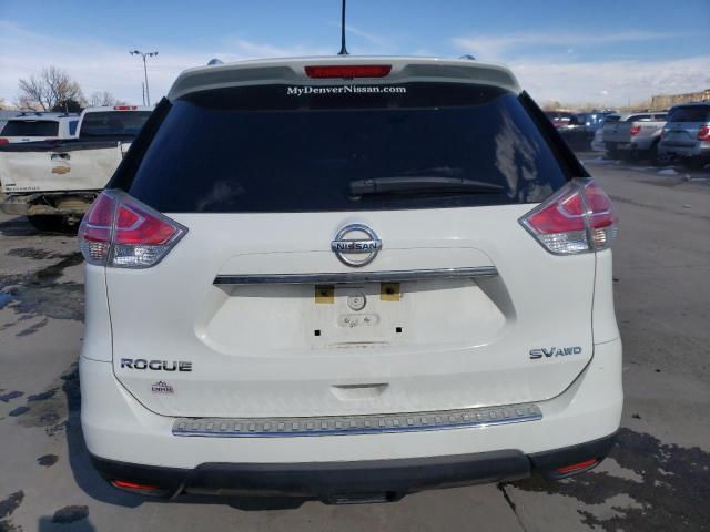 KNMAT2MVXGP736734 - 2016 NISSAN ROGUE S WHITE photo 6