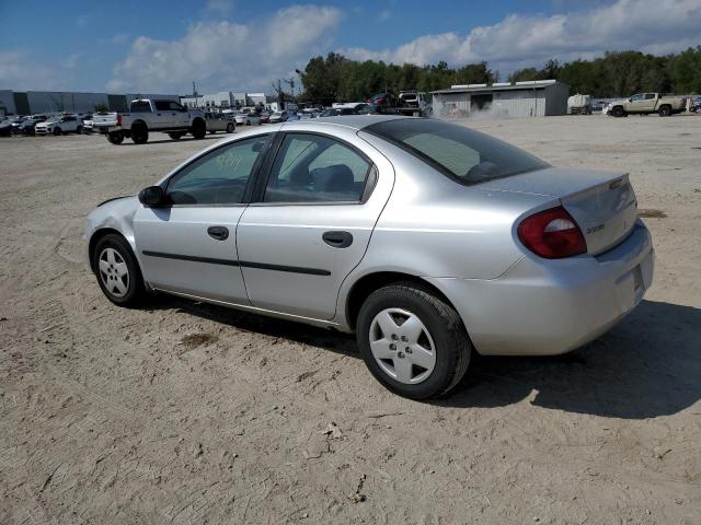 1B3ES26C74D624424 - 2004 DODGE NEON BASE SILVER photo 2