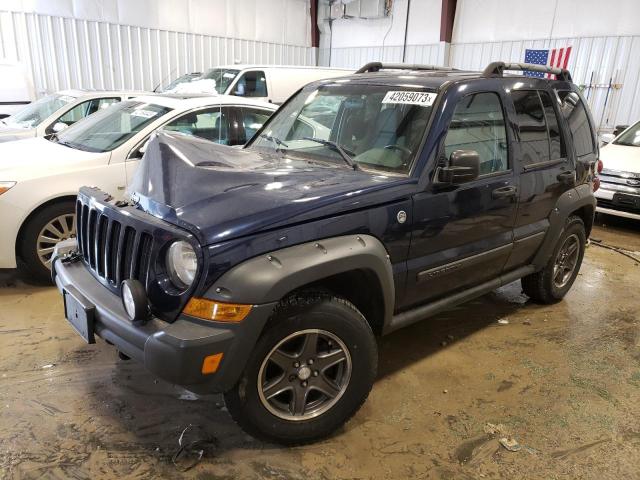 1J4GL38K65W726442 - 2005 JEEP LIBERTY RE BLUE photo 1