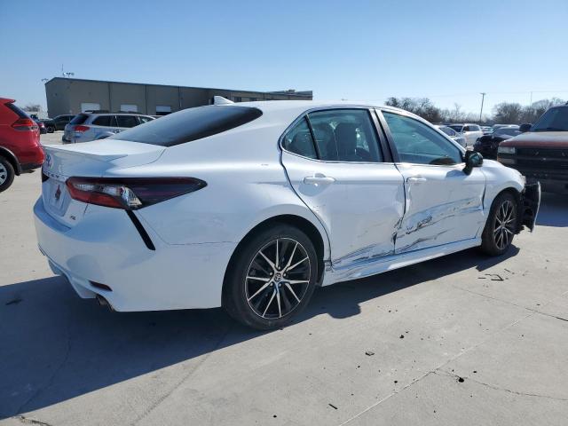 4T1G11AKXPU739053 - 2023 TOYOTA CAMRY SE NIGHT SHADE WHITE photo 3