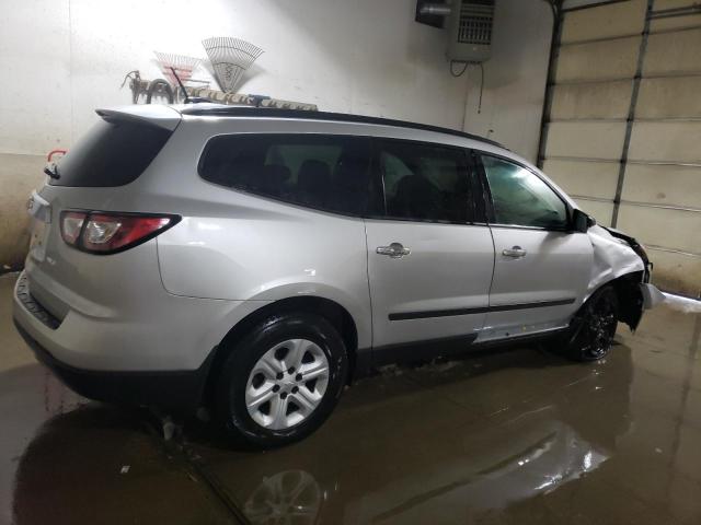 1GNKRFED5HJ338519 - 2017 CHEVROLET TRAVERSE LS SILVER photo 3