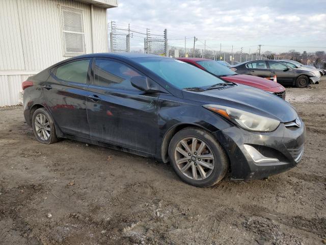 KMHDH4AE2EU100527 - 2014 HYUNDAI ELANTRA SE BLUE photo 4