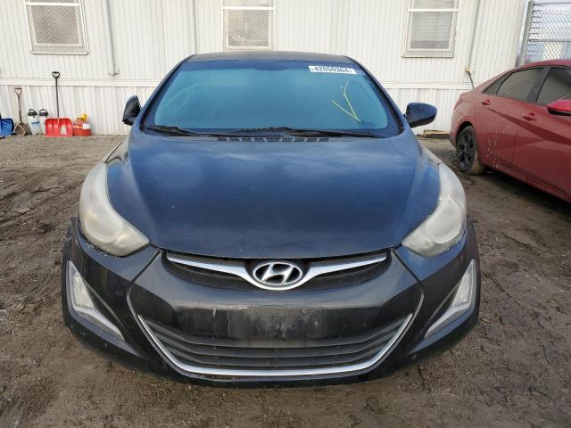 KMHDH4AE2EU100527 - 2014 HYUNDAI ELANTRA SE BLUE photo 5