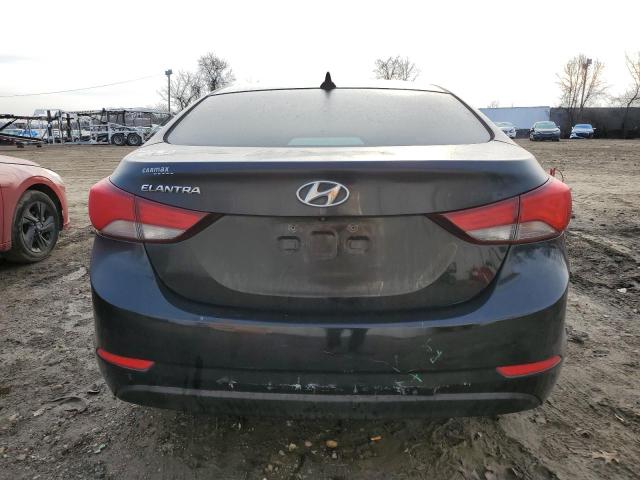 KMHDH4AE2EU100527 - 2014 HYUNDAI ELANTRA SE BLUE photo 6