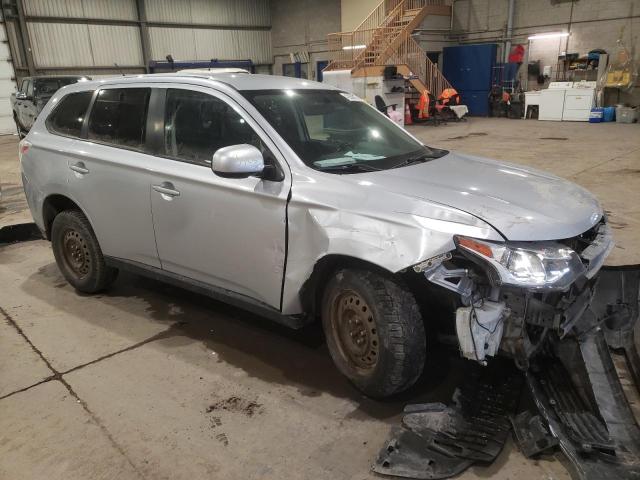 JA4AZ2A34EZ601648 - 2014 MITSUBISHI OUTLANDER ES SILVER photo 4