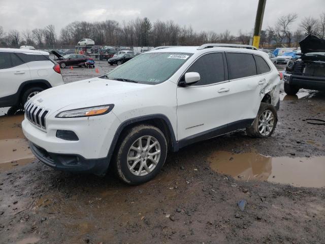 1C4PJMCB0FW749225 - 2015 JEEP CHEROKEE LATITUDE WHITE photo 1