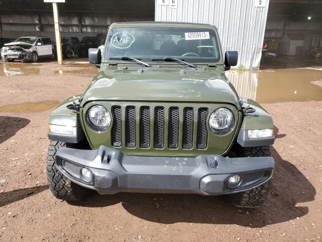 1C4HJXEN8LW347428 - 2020 JEEP WRANGLER U SAHARA GREEN photo 5