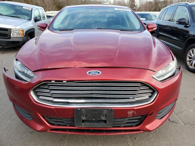 3FA6P0H77DR116041 - 2013 FORD FUSION SE RED photo 5