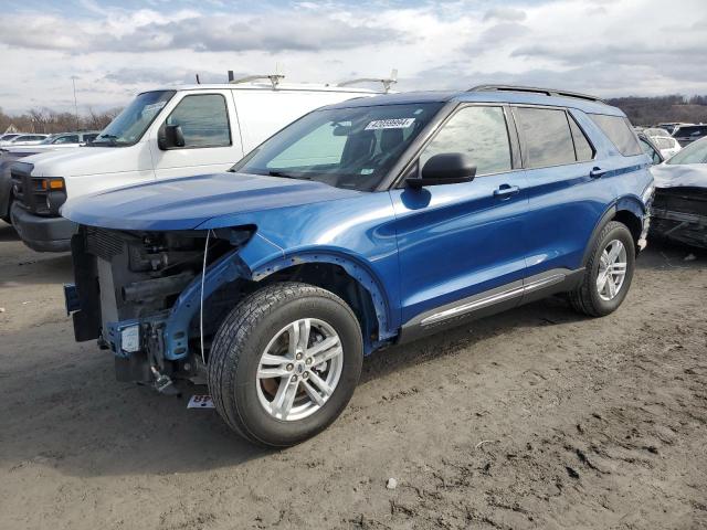 1FMSK8DH5LGA81098 - 2020 FORD EXPLORER XLT BLUE photo 1