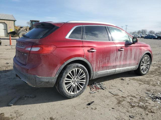 2LMTJ8LR0GBL88133 - 2016 LINCOLN MKX RESERVE RED photo 3