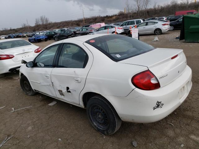 1B3ES26C52D574961 - 2002 DODGE NEON WHITE photo 2