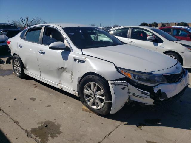 5XXGT4L3XGG049928 - 2016 KIA OPTIMA LX WHITE photo 4