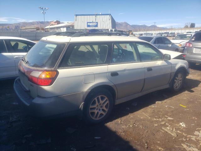 4S3BH665X37640218 - 2003 SUBARU LEGACY OUTBACK WHITE photo 3