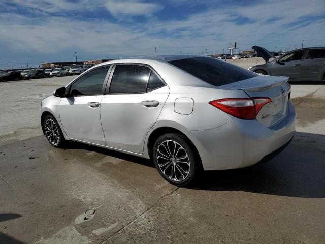 5YFBURHE4GP373690 - 2016 TOYOTA COROLLA L SILVER photo 2