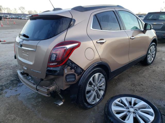 KL4CJASB4KB705304 - 2019 BUICK ENCORE PREFERRED BROWN photo 3