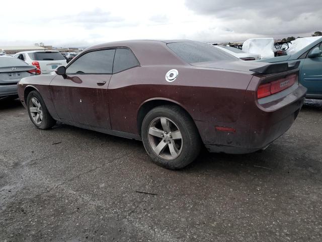 2B3CJ4DG5BH518033 - 2011 DODGE CHALLENGER BURGUNDY photo 2