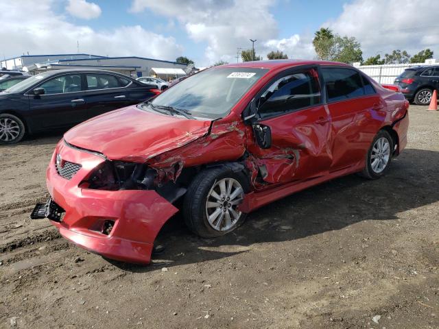 2T1BU4EE0AC406425 - 2010 TOYOTA COROLLA BASE RED photo 1