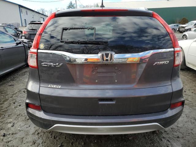 5J6RM4H7XGL050038 - 2016 HONDA CR-V EXL SILVER photo 6