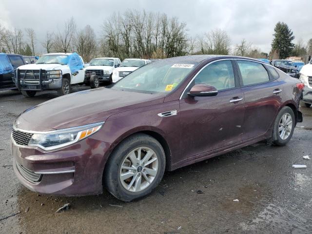 5XXGT4L30GG028554 - 2016 KIA OPTIMA LX MAROON photo 1