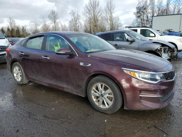 5XXGT4L30GG028554 - 2016 KIA OPTIMA LX MAROON photo 4