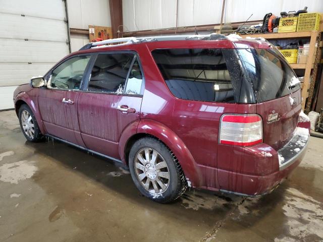 1FMDK06W98GA44021 - 2008 FORD TAURUS X LIMITED BURGUNDY photo 2