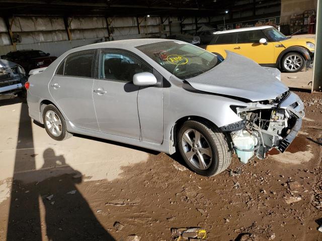 2T1BU4EE9BC748943 - 2011 TOYOTA CAROLLA BASE SILVER photo 4