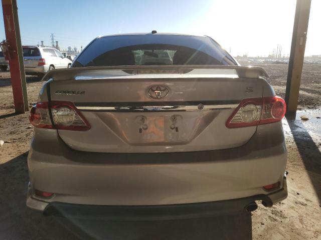 2T1BU4EE9BC748943 - 2011 TOYOTA CAROLLA BASE SILVER photo 6