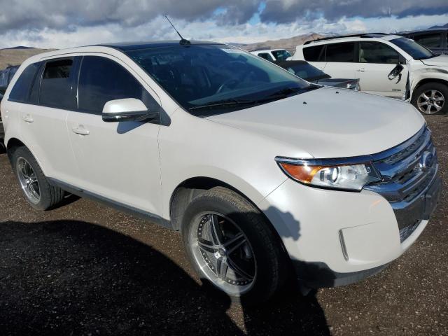 2FMDK3JC0EBB65795 - 2014 FORD EDGE SEL WHITE photo 4