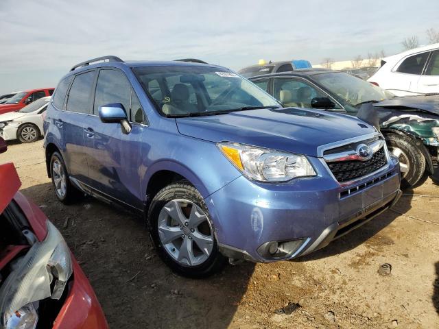 JF2SJAHC6FH832139 - 2015 SUBARU FORESTER 2.5I LIMITED BLUE photo 4