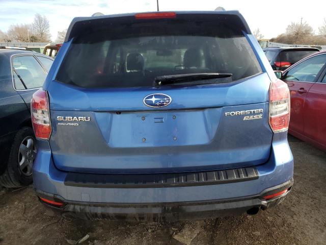 JF2SJAHC6FH832139 - 2015 SUBARU FORESTER 2.5I LIMITED BLUE photo 6