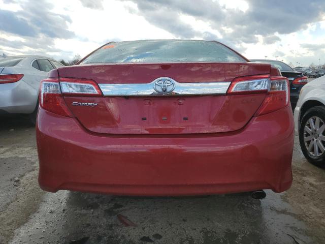 4T4BF1FK2ER371586 - 2014 TOYOTA CAMRY L RED photo 6