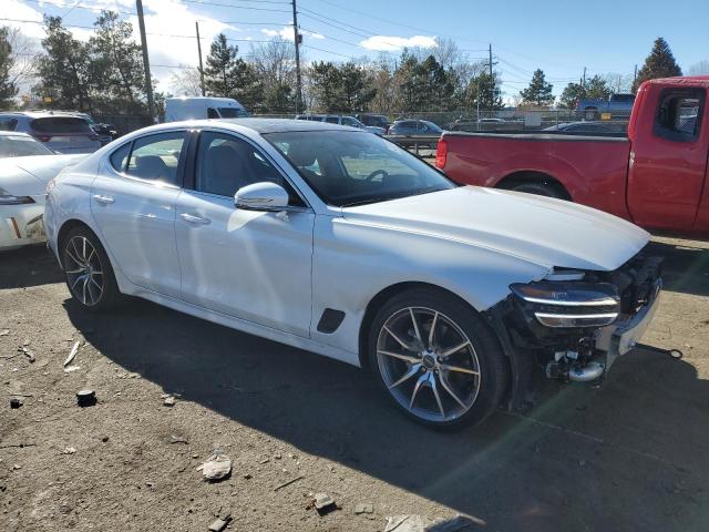 KMTG34TA6NU100655 - 2022 GENESIS G70 BASE WHITE photo 4