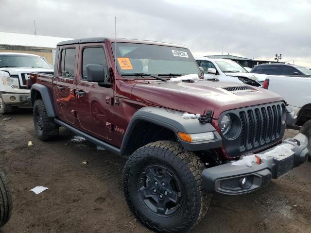 1C6JJTEG3ML522321 - 2021 JEEP GLADIATOR MOJAVE BURGUNDY photo 4