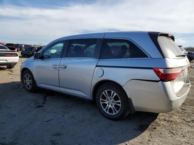 5FNRL5H68DB011291 - 2013 HONDA ODYSSEY EXL SILVER photo 2