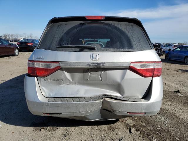 5FNRL5H68DB011291 - 2013 HONDA ODYSSEY EXL SILVER photo 6