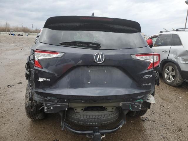 5J8TC2H79KL013463 - 2019 ACURA RDX ADVANCE GRAY photo 6