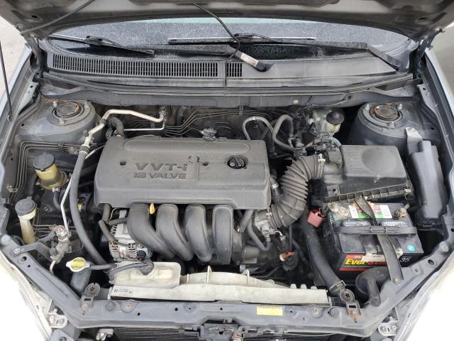 2T1KR32E18C705318 - 2008 TOYOTA COROLLA MA XR GRAY photo 11